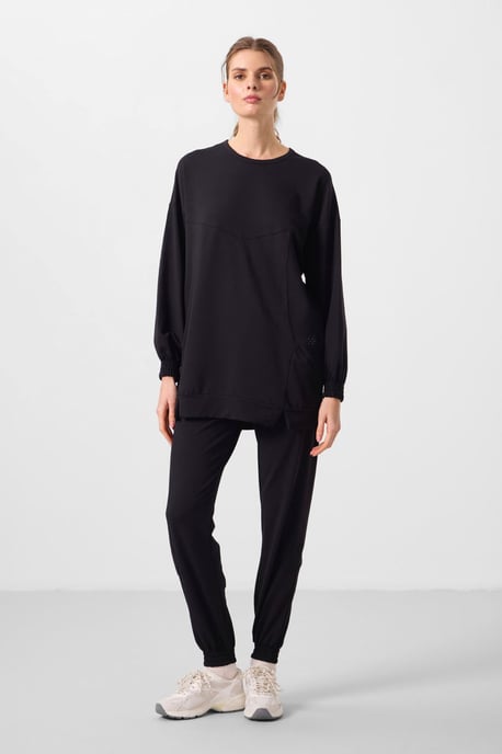 Overmaat Fleece Sweatshirt en Broek Set - Image 5