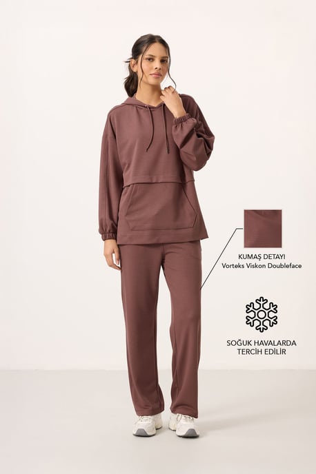 Oversized Hoodie en Wijde Broek Set - Image 1