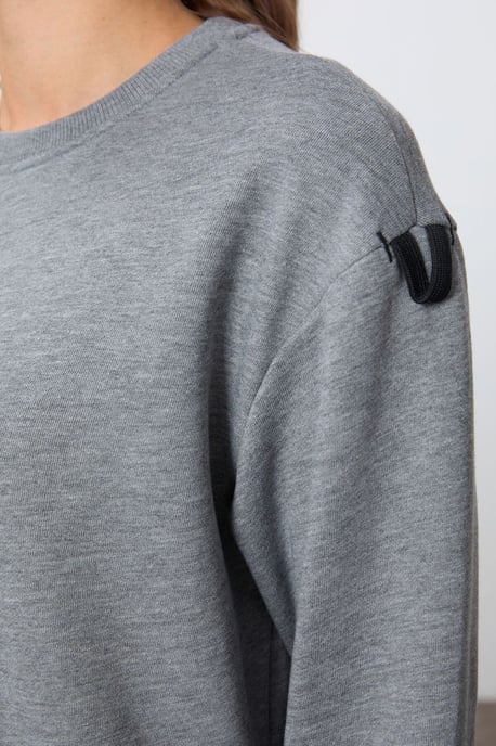 Oversized Katoenen-Polyester Sweater en Broek Set - Image 6