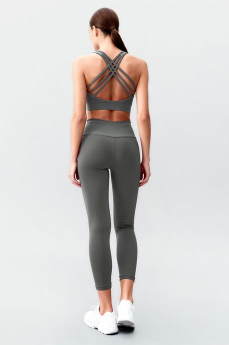 Mouwloze Sportset met Leggings - Image 6