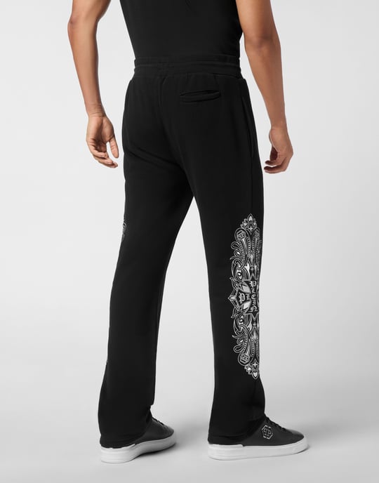 Embroidered Jogging Pants Chrome Crest - Image 5