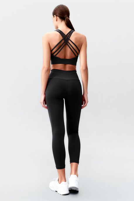 Mouwloze Atletische Set Met Leggings - Image 1