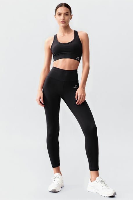 Mouwloze Atletische Set Met Leggings - Image 3