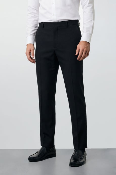 Plus & Tall Black Essential Suit Trousers - Image 2