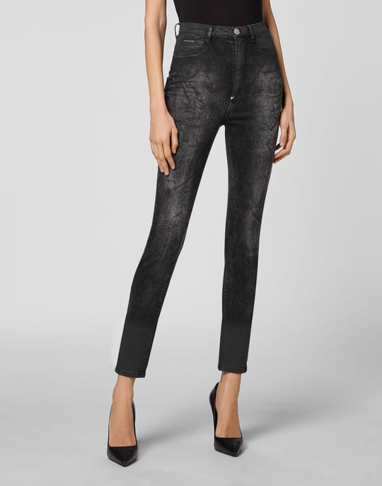 Super Hoge Taille Jegging Iconic Plein - Image 2