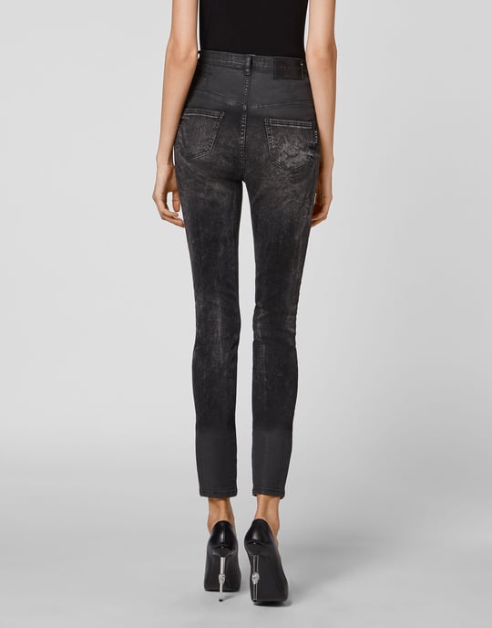 Super Hoge Taille Jegging Iconic Plein - Image 4