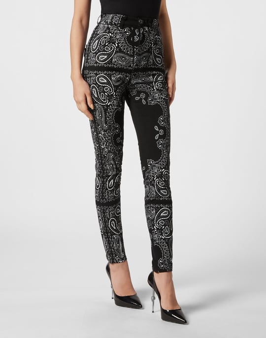 Super Hoge Taille Jegging Paisley - Image 2