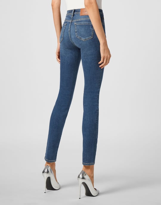 High Waist Jegging Iconic Plein - Image 3