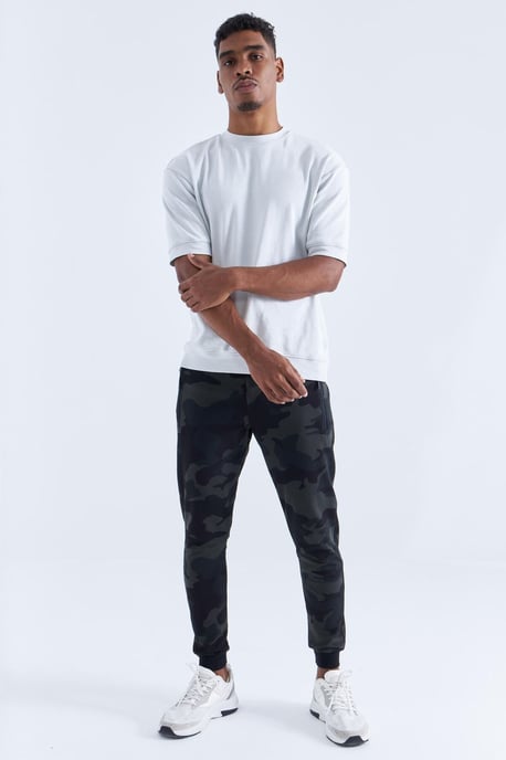 Heren Camouflage Slim Fit Joggingbroek - Image 2
