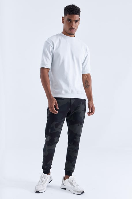 Heren Camouflage Slim Fit Joggingbroek - Image 3