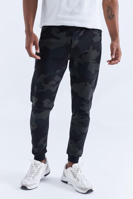 Heren Camouflage Slim Fit Joggingbroek - Image 4