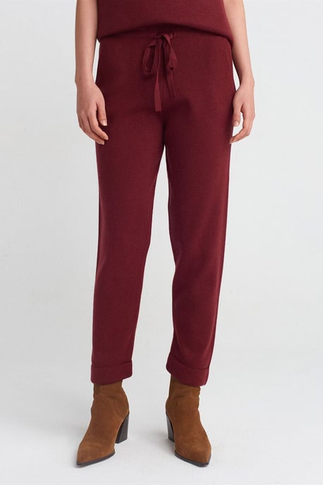 Kvinnors Lurex Stickade Joggingbyxor - Image 3