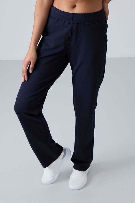 Högmidjade raka sweatpants - Image 2
