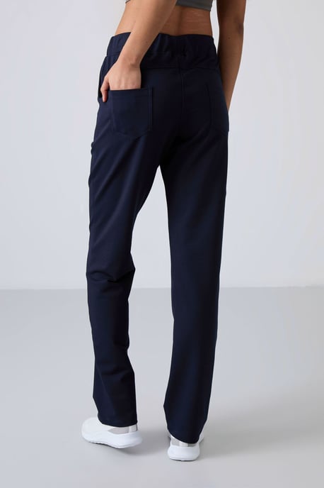 Högmidjade raka sweatpants - Image 3
