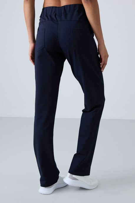 Högmidjade raka sweatpants - Image 4