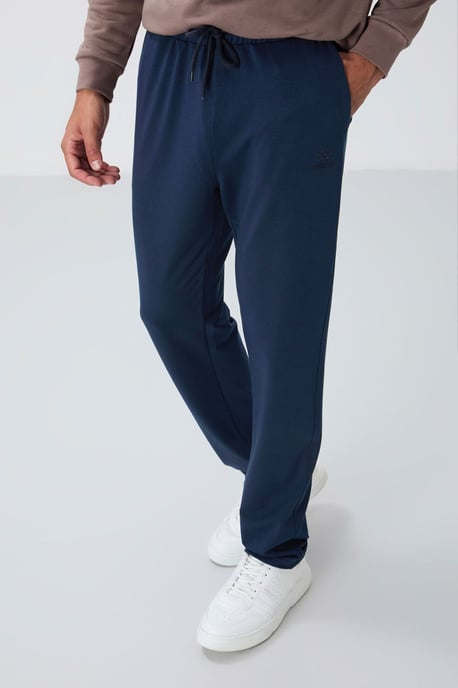 heren regulier pasvorm katoenmix joggingsbroek - Image 2