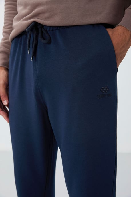 heren regulier pasvorm katoenmix joggingsbroek - Image 3