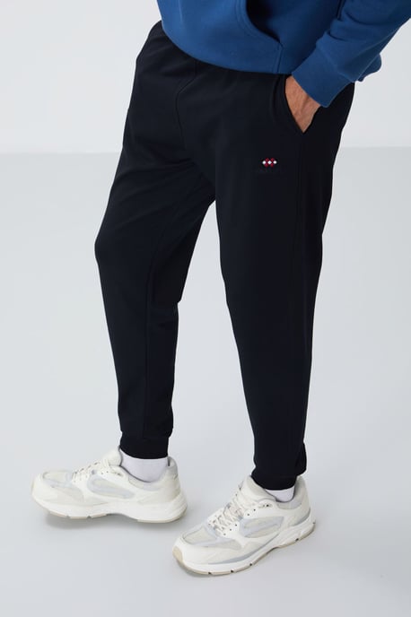 Heren Effen Fleece Joggingbroek - Image 3