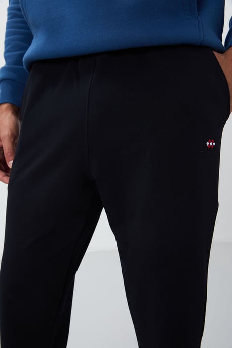 Heren Effen Fleece Joggingbroek - Image 4