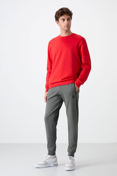 Heren Effen Pull-on Sweatpants Met Ritszak - Image 2