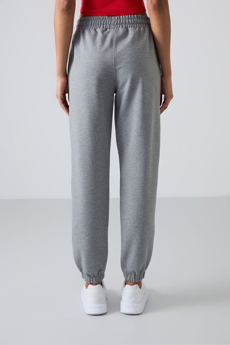 Kvinnors Högmidjade Avslappnade Fleece Joggers - Image 6