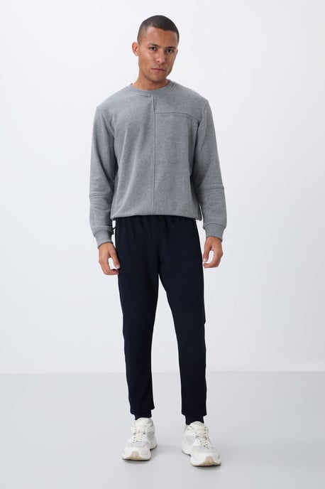 Herr Jogger Sweatpants med dragkedjeficka - Image 1