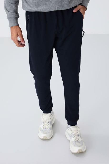 Herr Jogger Sweatpants med dragkedjeficka - Image 3