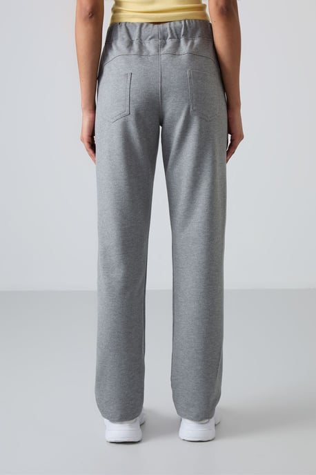 High-Waist Straight-Leg Sweatpants - Image 5