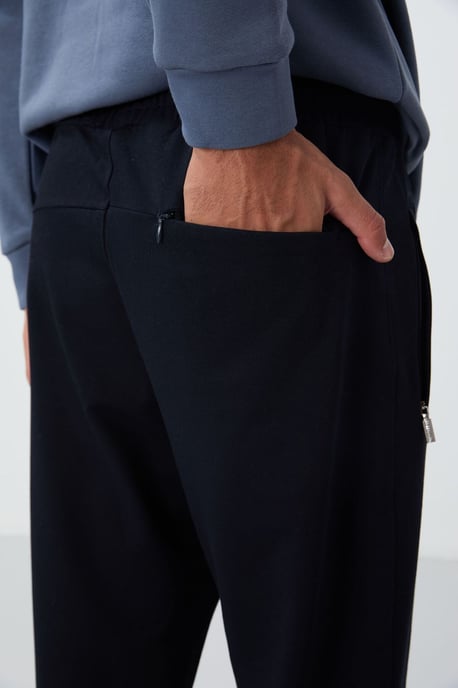 Herr Slim-fit Rak Ben Joggingbyxor - Image 5