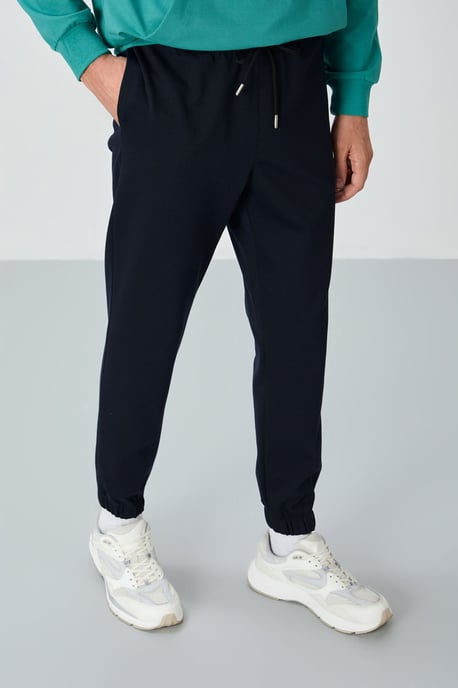 Heren Regular Fit Fleece Broek - Image 3