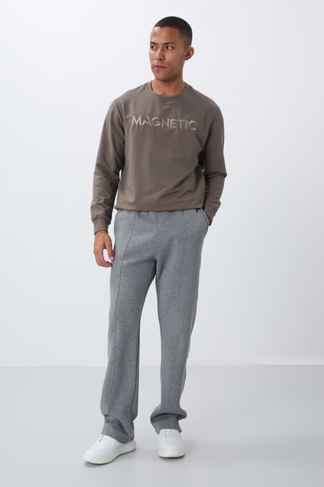 Herrars Regular Fit Bomull-Polyester Sweatpants - Image 2