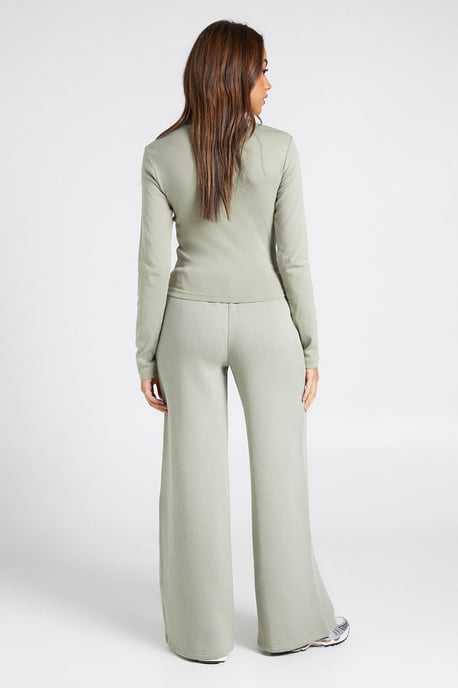 Crew Neck Long Sleeve Top And Straight Leg Jogger Tracksuit - Image 2