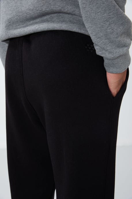 Herr Regular Fit Bomulls- och Polyester Sweatpants - Image 3