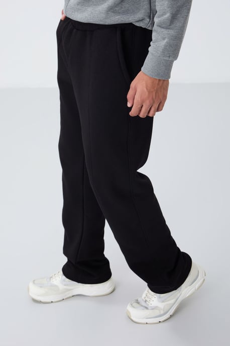 Herr Regular Fit Bomulls- och Polyester Sweatpants - Image 4