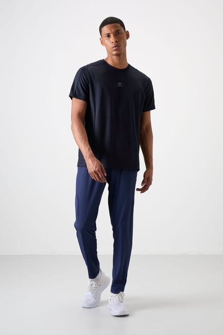 Herrers raka sömfria sweatpants - Image 1