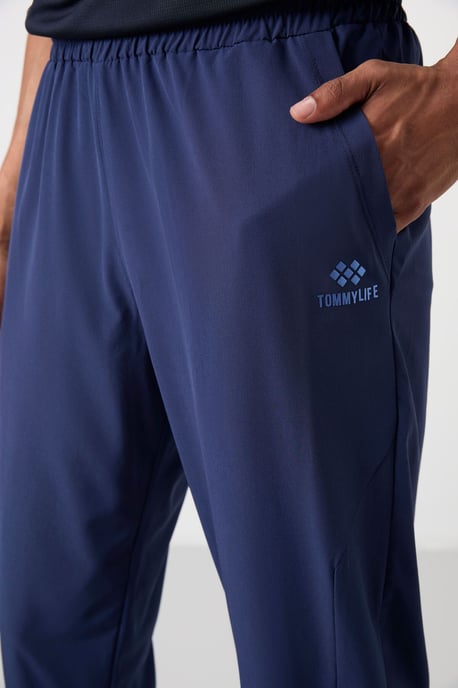 Herrers raka sömfria sweatpants - Image 3