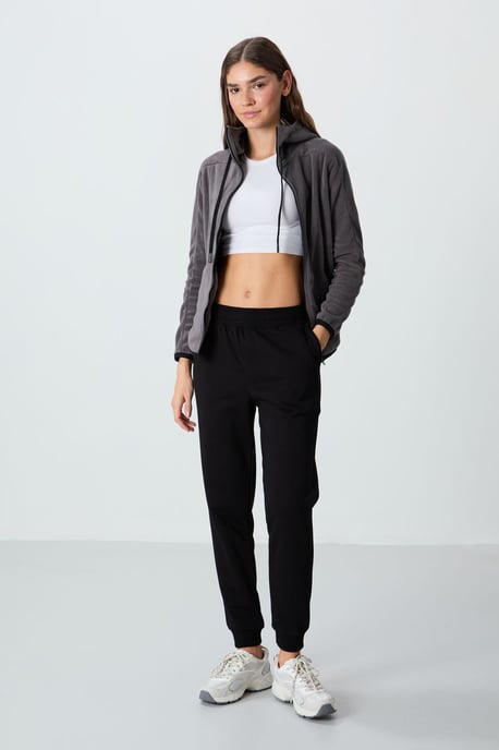 Dames Katoenmengsel Jogger Sweatpants - Image 1
