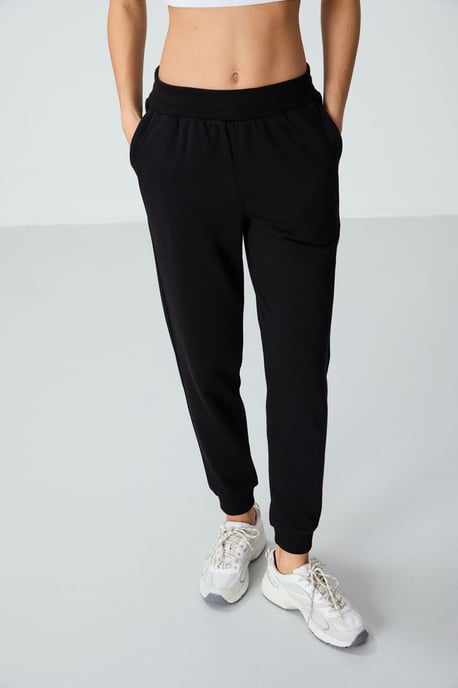 Dames Katoenmengsel Jogger Sweatpants - Image 4