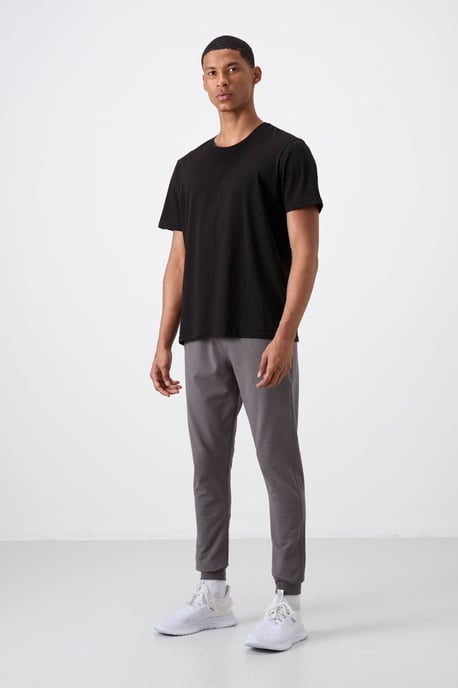 Herrars Regular Fit Bomullsmix Sweathose - Image 3