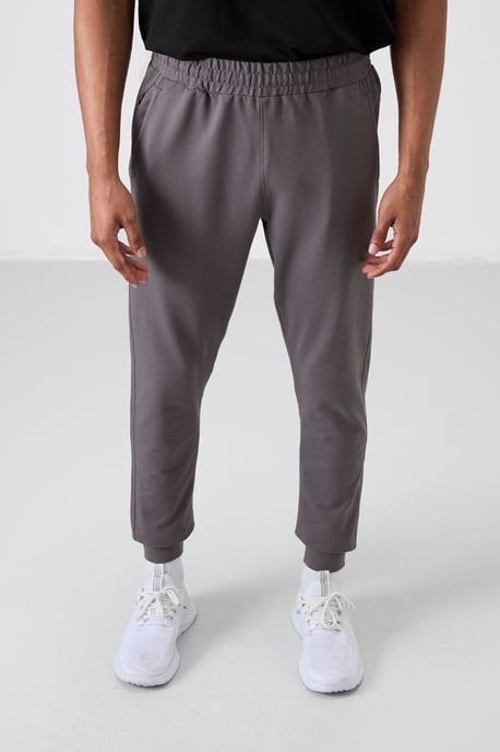 Herrars Regular Fit Bomullsmix Sweathose - Image 4