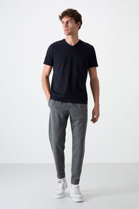 Herrens Polyester Regular-fit Sweatpants - Image 2