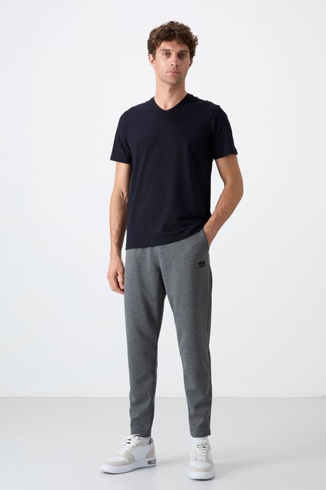 Herrens Polyester Regular-fit Sweatpants - Image 5