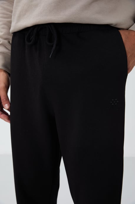 Heren Regular-Fit Katoenen Mix Joggingbroek - Image 4
