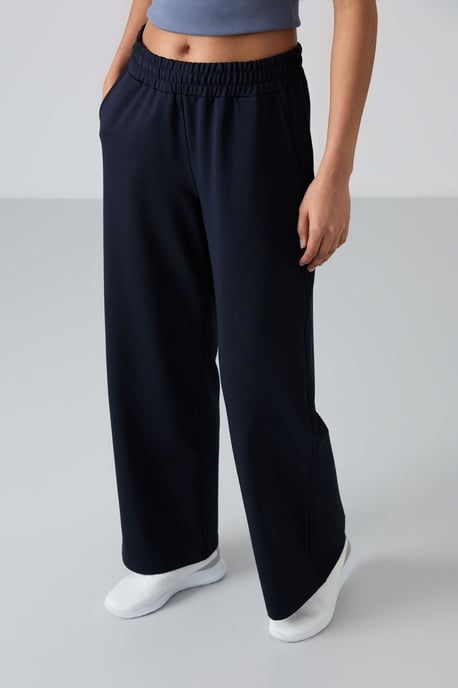 Wijde Broek Trainingsbroek met Elastische Taille - Image 1