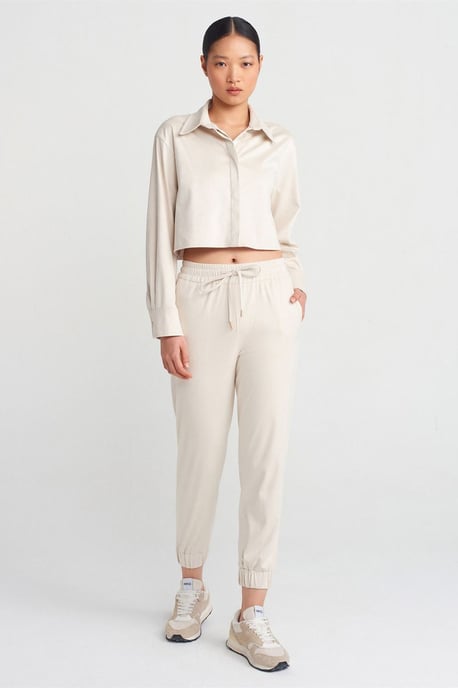 Faux Mocka Joggingbyxor - Image 1