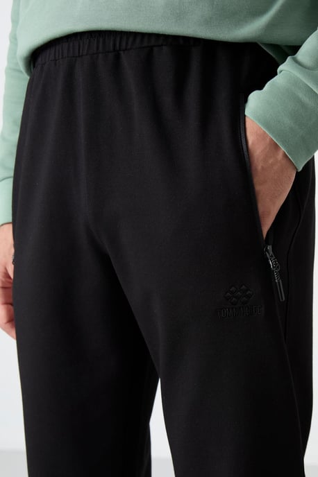 Heren Regular Fit Recht Gesneden Sweatpants - Image 3
