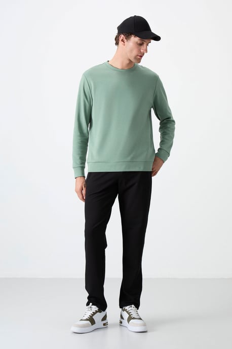 Heren Regular Fit Recht Gesneden Sweatpants - Image 4