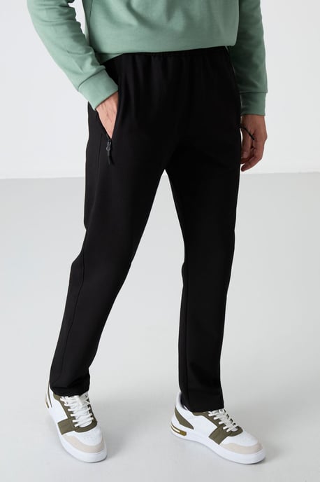 Heren Regular Fit Recht Gesneden Sweatpants - Image 5