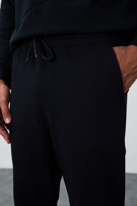 Heren Regular-Fit Katoenmix Sweatpants - Image 4