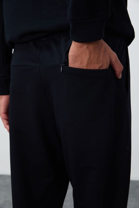 Heren Regular-Fit Katoenmix Sweatpants - Image 5